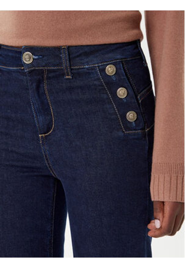 Liu Jo Sport Jeansy UF5090 D0264 Granatowy Regular Fit. Kolor: niebieski. Styl: sportowy