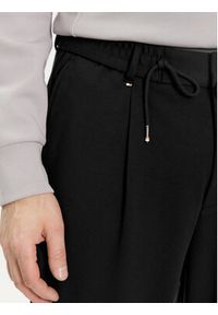 BOSS - Boss Spodnie materiałowe C-Perin-J-RDS-233 50509536 Czarny Relaxed Fit. Kolor: czarny. Materiał: syntetyk, wiskoza #5