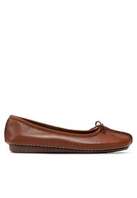 Clarks Baleriny Freckle Ice 203529304 Brązowy. Kolor: brązowy. Materiał: skóra #5