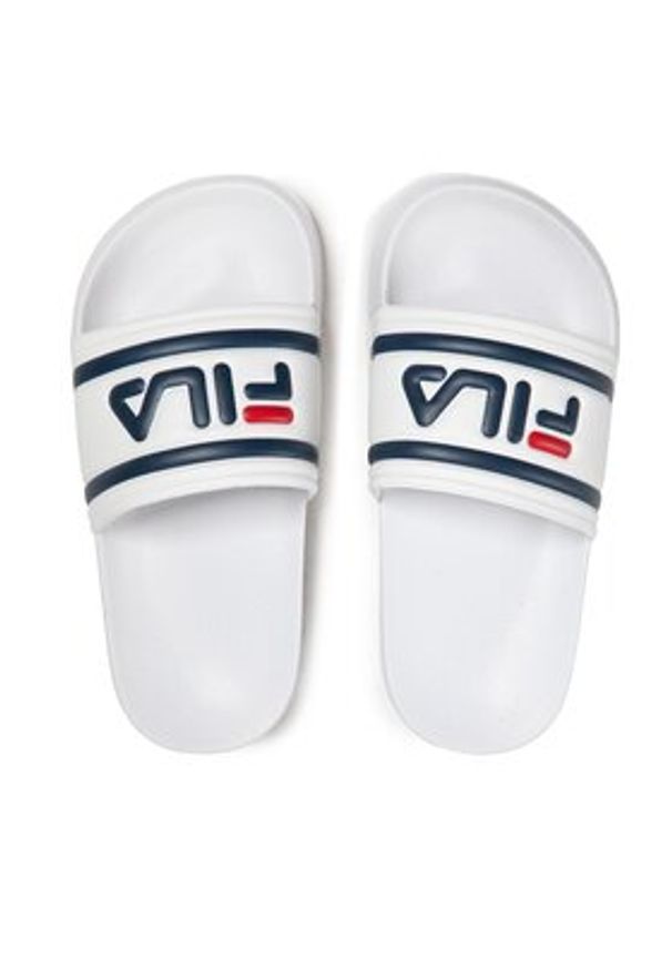 Fila Klapki Morro Bay Slipper Jr 1010934.1FG Biały. Kolor: biały. Materiał: syntetyk