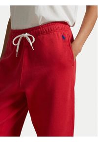 Polo Ralph Lauren Spodnie dresowe 211971700007 Czerwony Tapered Fit. Kolor: czerwony. Materiał: bawełna #4