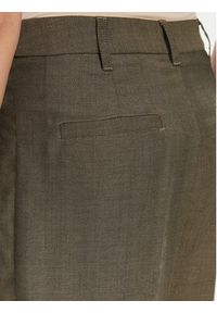 Marella Spodnie materiałowe Hull 2523136161 Khaki Loose Fit. Kolor: brązowy. Materiał: syntetyk
