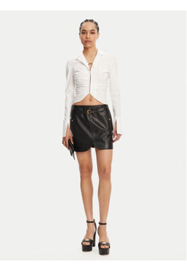 Versace Jeans Couture Koszula 78HAL203 Biały Slim Fit. Kolor: biały. Materiał: bawełna