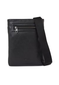 Calvin Klein Saszetka Ck Elevated Flatpack K50K510833 Czarny. Kolor: czarny. Materiał: skóra