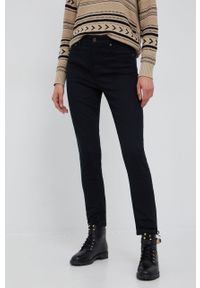 Lauren Ralph Lauren jeansy 200836472001 damskie high waist. Stan: podwyższony. Kolor: czarny #1