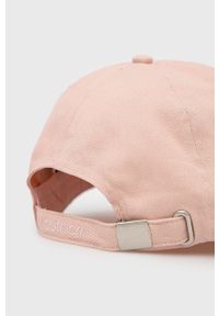 outhorn - Outhorn czapka bawełniana kolor różowy gładka. Kolor: różowy. Materiał: bawełna. Wzór: gładki