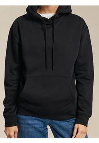 Sinsay - Bluza z kapturem - czarny. Typ kołnierza: kaptur. Kolor: czarny