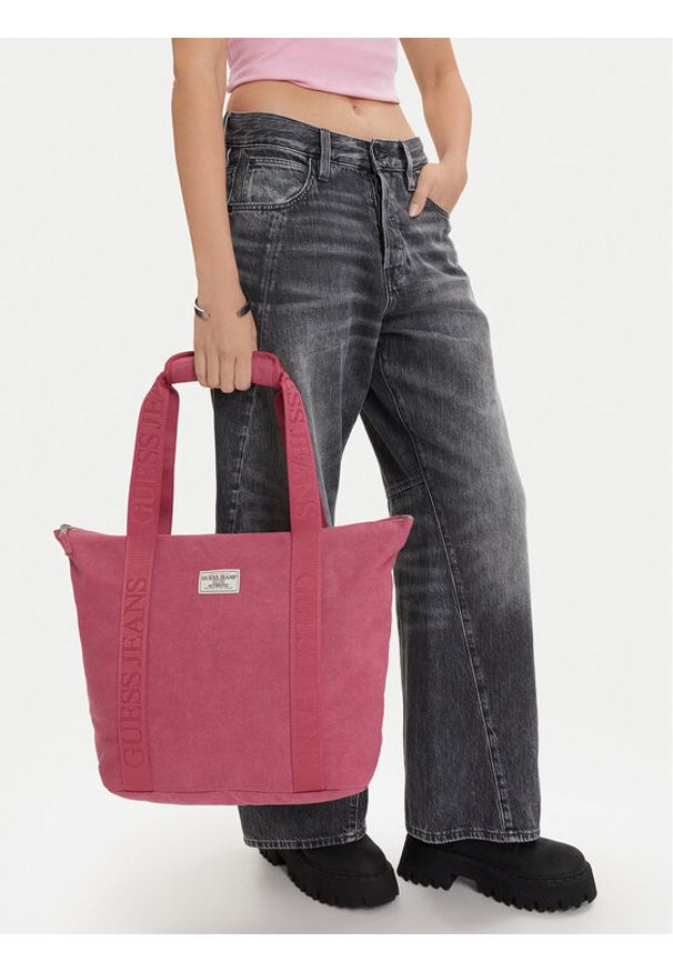 Guess Jeans Torebka CWBEO-GUESS-B-016-09 Różowy. Kolor: różowy