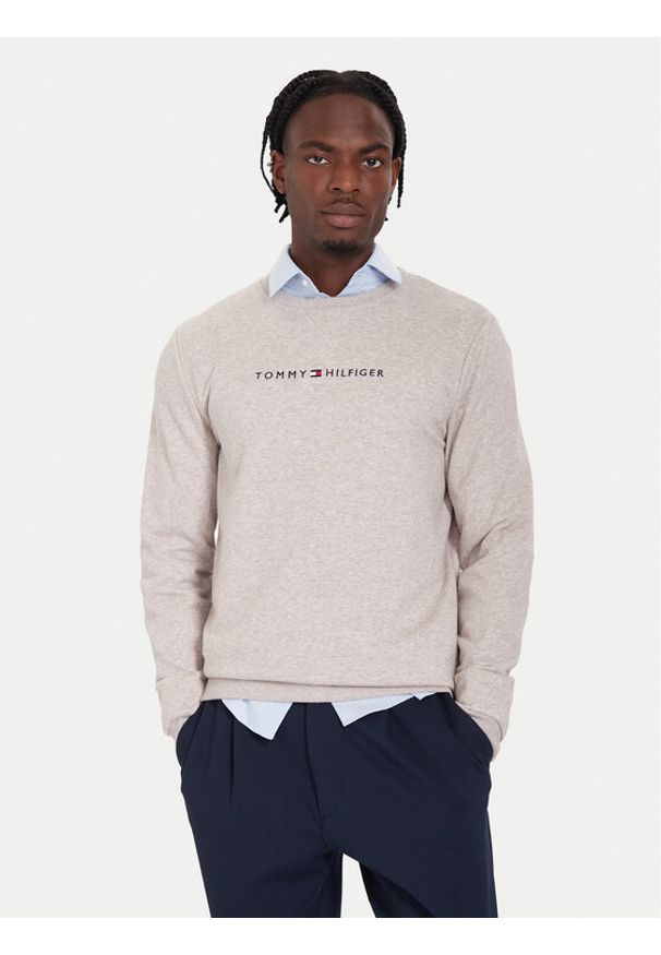 TOMMY HILFIGER - Tommy Hilfiger Bluza UM0UM03666 Szary Relaxed Fit. Kolor: szary. Materiał: bawełna