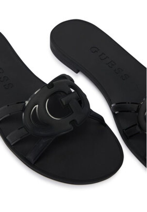 Guess Klapki FLJHO2 ELE03 Czarny. Kolor: czarny. Materiał: syntetyk