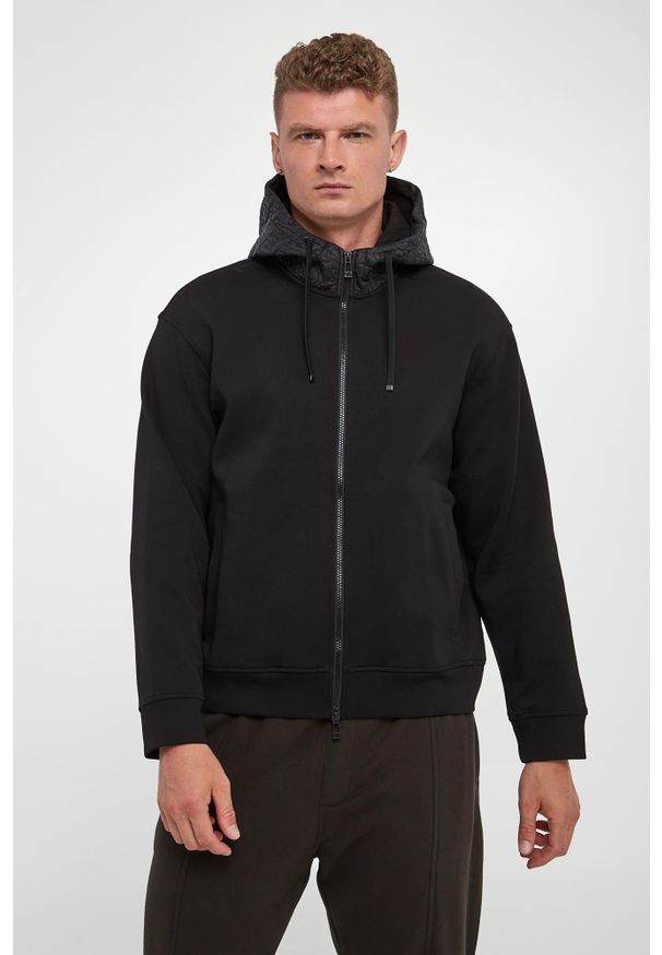 Armani Exchange - Bluza męska z kapturem ARMANI EXCHANGE. Typ kołnierza: kaptur