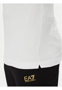 EA7 Emporio Armani Polo 7M000300 AF13739 U0002 Biały Slim Fit. Typ kołnierza: polo. Kolor: biały. Materiał: wiskoza #5