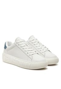 Tommy Jeans Sneakersy Tjw Fancy Leather Cupsole EN0EN02575 Écru. Materiał: skóra #4