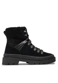 GANT - Gant Botki Frenzyn Mid Boot 27543338 Czarny. Kolor: czarny. Materiał: skóra, welur