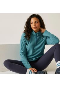 Regatta - Damski lekki polar turystyczny Montes z zamkiem błyskawicznym do połowy. Kolor: niebieski. Materiał: polar. Sport: turystyka piesza #1