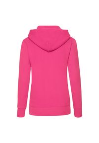 FRUIT OF THE LOOM - Bluza Damska Z Kapturem. Typ kołnierza: kaptur. Kolor: różowy