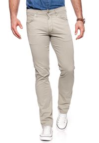 Wrangler - WRANGLER SPODNIE MĘSKIE GREENSBORO CAMEL WASHED W15QMM49J 112126986. Materiał: materiał #9