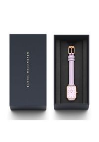 Daniel Wellington Zegarek Quadro DW00100637 Fioletowy. Kolor: fioletowy