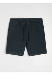 Sinsay - Szorty jeansowe jogger - niebieski. Kolor: niebieski. Materiał: jeans #1