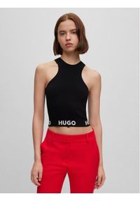 Hugo Top 50493746 Czarny Slim Fit. Kolor: czarny. Materiał: syntetyk #1