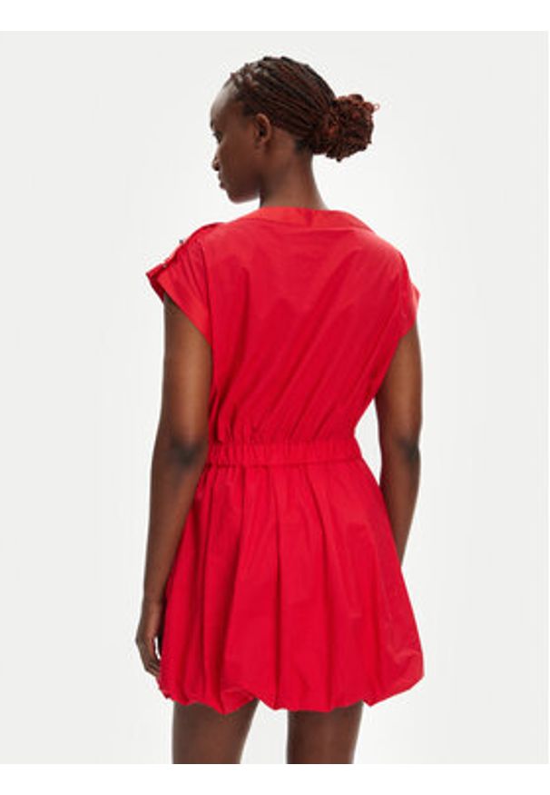 Pinko - PINKO Sukienka koktajlowa Elliot 105215 A2LD Czerwony Regular Fit. Kolor: czerwony. Materiał: bawełna. Styl: wizytowy