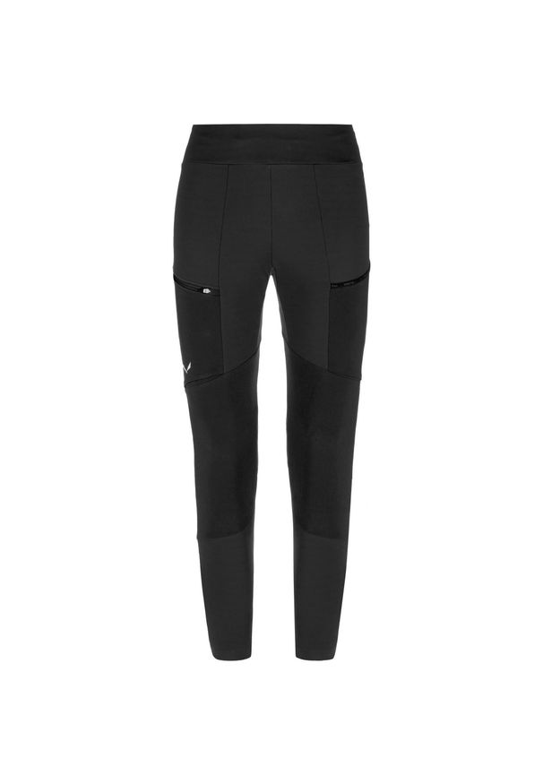 Spodnie turystyczne damskie Salewa Puez DRY Resp W Cargo Tights. Kolor: czarny. Sezon: lato. Sport: turystyka piesza