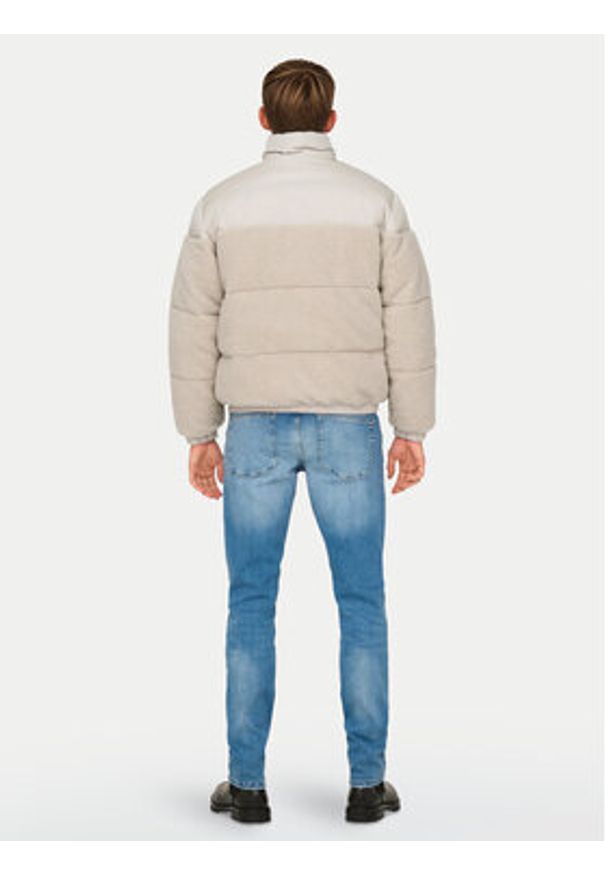 Only & Sons Kurtka zimowa 22030456 Beżowy Regular Fit. Kolor: beżowy. Materiał: syntetyk. Sezon: zima