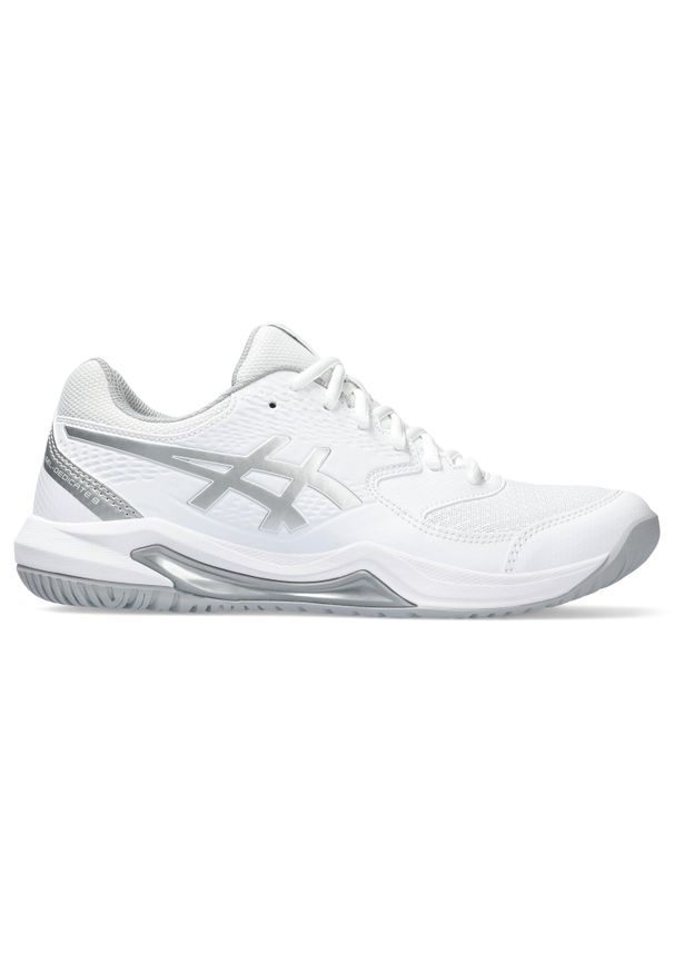 Damskie buty do tenisa Asics Gel-Dedicate 8. Kolor: wielokolorowy, szary, biały. Sport: tenis