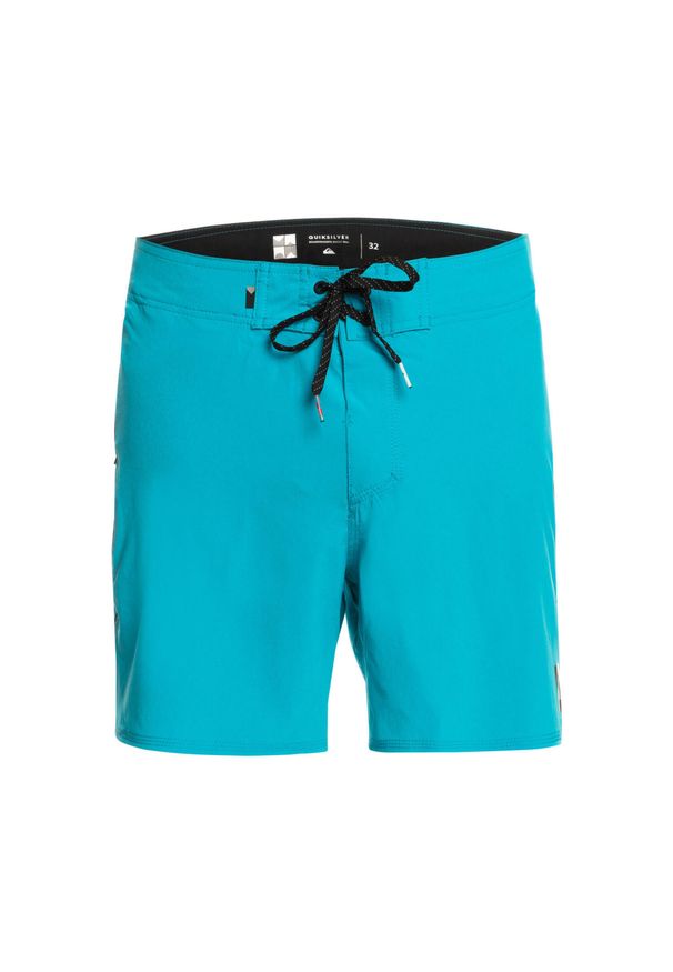 Quiksilver - Szorty plażowe dla Mężczyzn D KAIMANA 16" Niebieski. Okazja: na plażę. Kolor: niebieski. Materiał: elastan, poliester, materiał. Długość: krótkie. Styl: sportowy