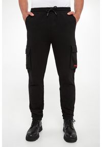 Karl Lagerfeld - Spodnie dresowe męskie cargo KARL LAGERFELD. Materiał: dresówka #2