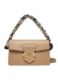 Love Moschino - LOVE MOSCHINO Torebka JC4275PP0LKC0106 Beżowy. Kolor: beżowy. Materiał: skórzane