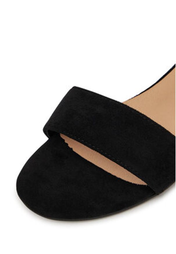 Clara Barson Sandały WS24037-02 Czarny. Kolor: czarny. Materiał: materiał