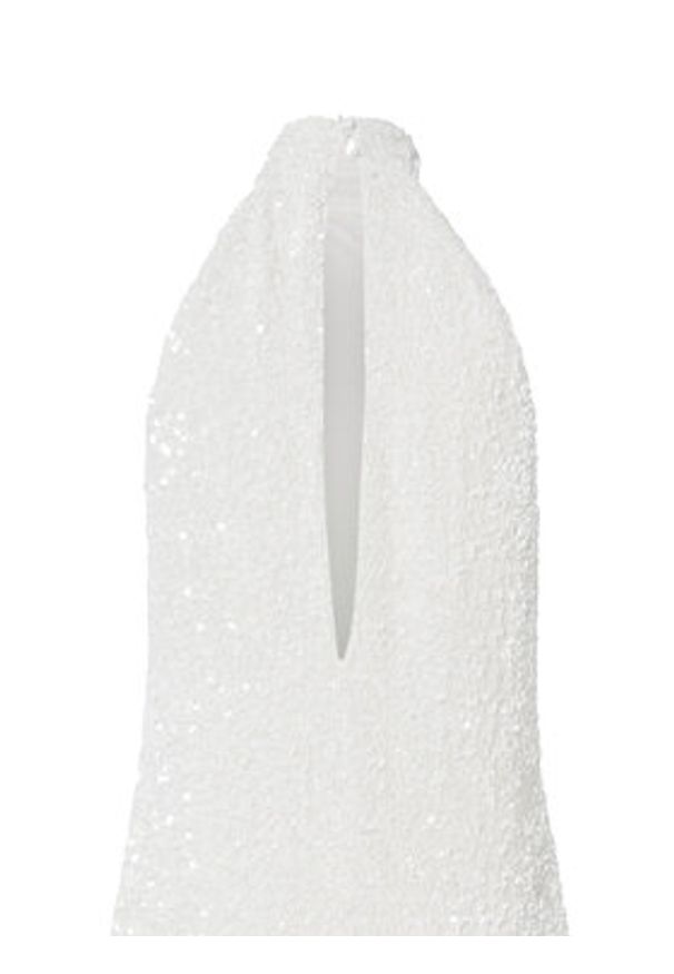 YAS Sukienka koktajlowa Mira 26037830 Écru Regular Fit. Materiał: syntetyk. Styl: wizytowy