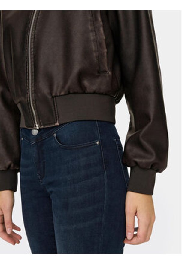 only - ONLY Kurtka z imitacji skóry Jane 15314240 Brązowy Loose Fit. Kolor: brązowy. Materiał: skóra