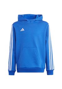 Adidas - Bluza dla dzieci adidas Tiro 23 League Sweat Hoodie. Kolor: wielokolorowy, biały, niebieski