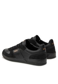 BOSS - Boss Sneakersy Brandon Tenn sdvlt 50522850 Czarny. Kolor: czarny. Materiał: skóra