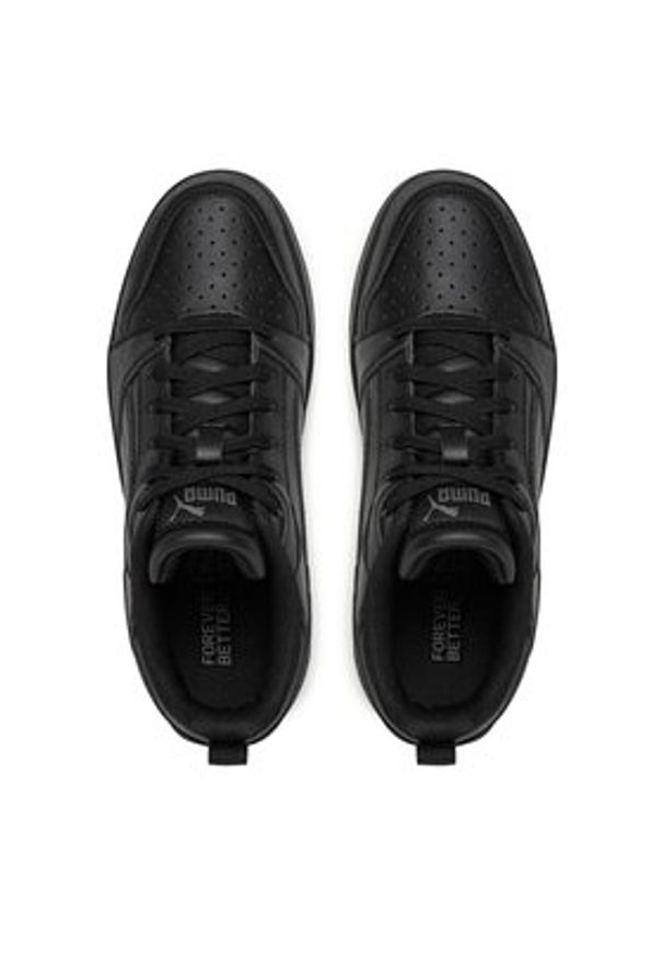 Puma Sneakersy Rebound V6 Lo Jr 393833 06 Czarny. Kolor: czarny. Materiał: skóra