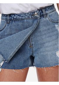 only - ONLY Spódnica jeansowa Texas 15227220 Niebieski Regular Fit. Kolor: niebieski. Materiał: bawełna