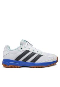 Adidas - adidas Buty halowe Stabil Jr IE1087 Biały. Kolor: biały. Materiał: mesh, materiał #1