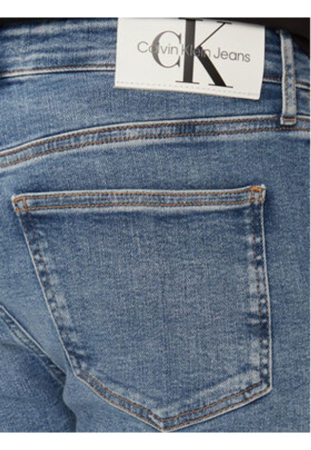 Calvin Klein Jeans Jeansy J30J324848 Niebieski Skinny Fit. Kolor: niebieski