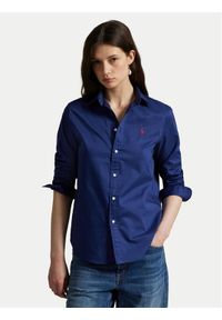 Polo Ralph Lauren Koszula 211A92177002 Granatowy Classic Fit. Typ kołnierza: polo. Kolor: niebieski. Materiał: bawełna