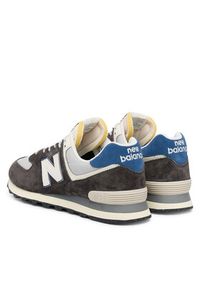 New Balance Sneakersy U574NVE Czarny. Kolor: czarny. Materiał: zamsz, skóra. Model: New Balance 574