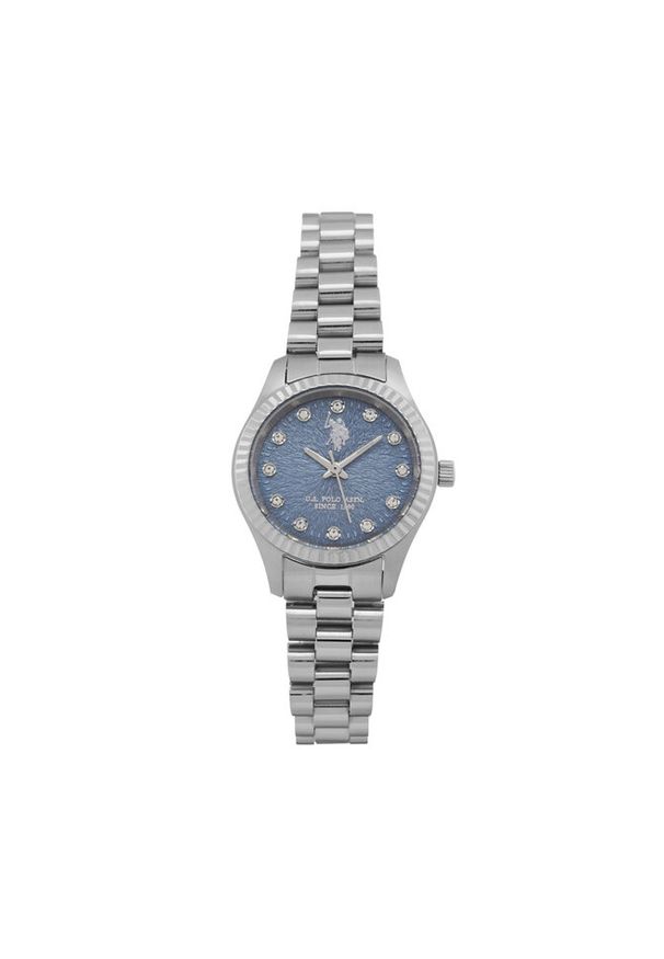 Zegarek U.S. Polo Assn.. Kolor: srebrny