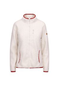 TRESPASS - Damska Bluza Polarowa Tourley Z Pełnym Zamkiem Błyskawicznym. Kolor: biały. Materiał: polar. Sezon: zima #1