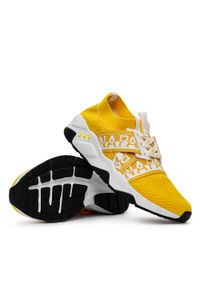 Sneakers'y damskie Napapijri Leaf (NA4ET7-YA7). Nosek buta: otwarty. Kolor: żółty