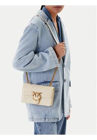Pinko - PINKO Torebka Love One Mini Cl PE 25 PLTT 100059 A2C3 Biały. Kolor: biały. Materiał: skórzane #5