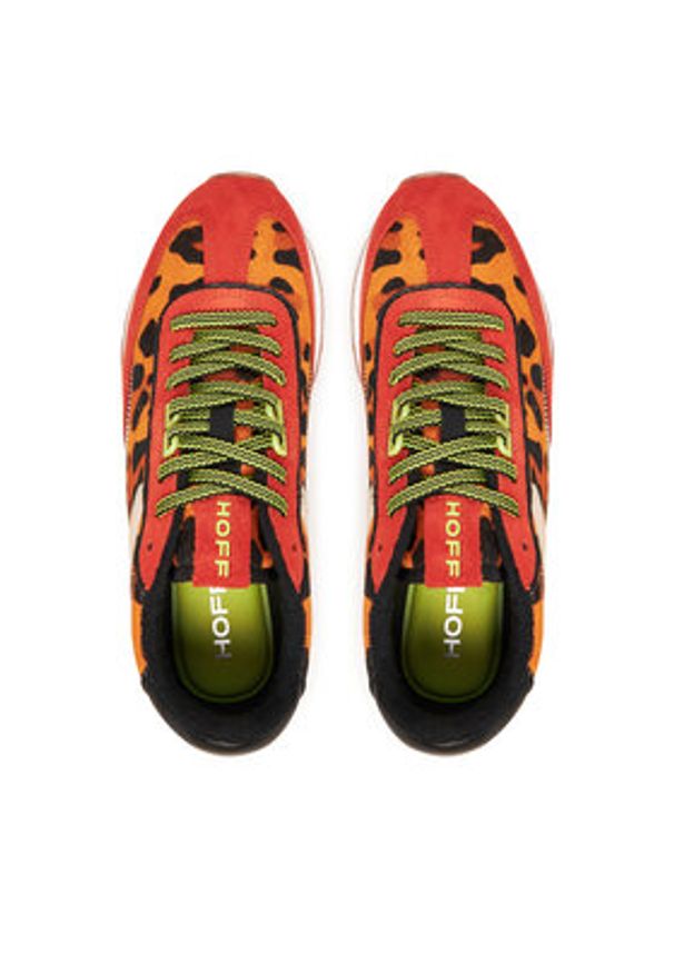 HOFF Sneakersy Orange Lady 22403006 Pomarańczowy. Kolor: pomarańczowy. Materiał: skóra, zamsz