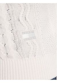 Tommy Jeans Sweter DM0DM22101 Biały Regular Fit. Kolor: biały. Materiał: bawełna #5