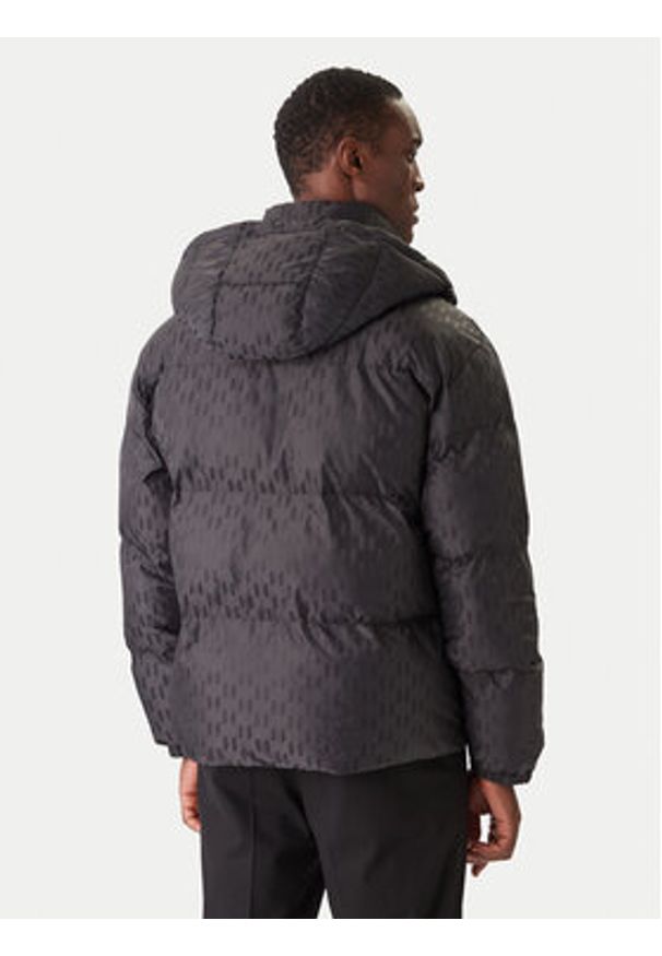 Karl Lagerfeld - KARL LAGERFELD Kurtka zimowa 505016 554504 Czarny Regular Fit. Typ kołnierza: dekolt w karo. Kolor: czarny. Materiał: syntetyk. Sezon: zima