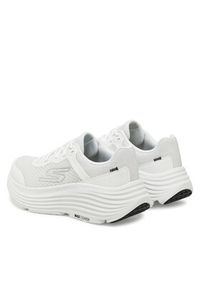 skechers - Skechers Sneakersy Max Cushioning Endea 129470/WBK Biały. Kolor: biały. Materiał: materiał